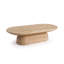 Table basse Tithi en forme de pilule effet pierre d'inspiration romaine-1082985337