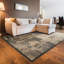 Tapis beige / gris à motif géométrique Pasho-19308705