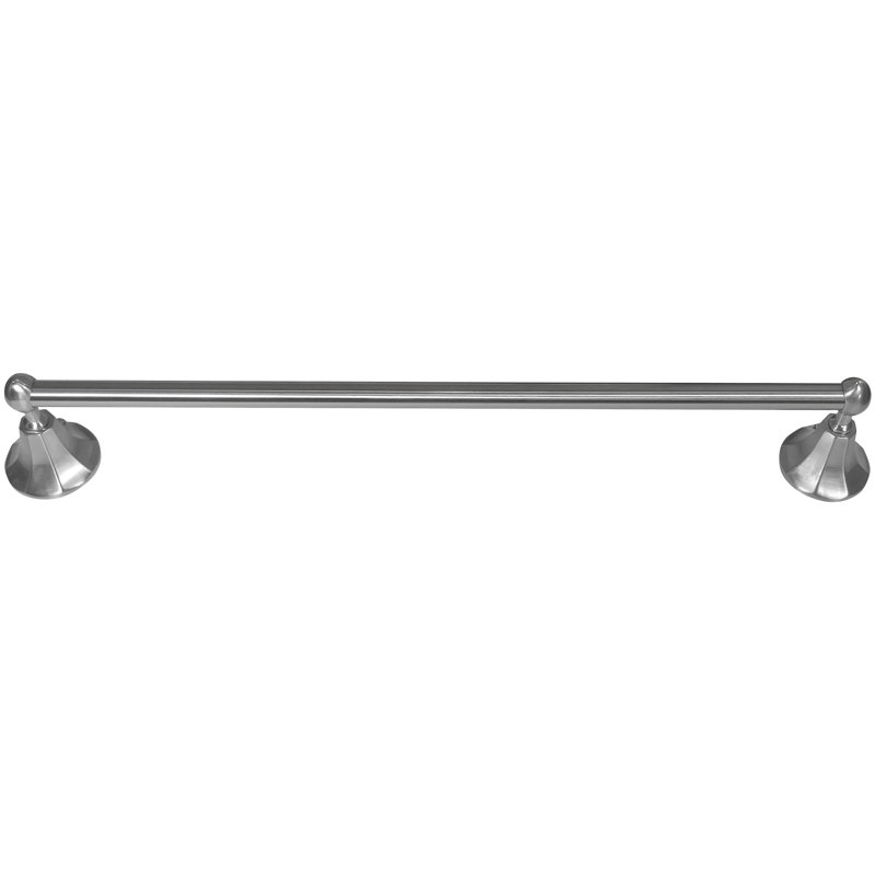 Barre à serviettes murale 24 po Heaven, Nickel satiné