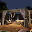 14 pi. L 12 pi. Pergola en aluminium