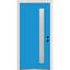 Porte d'entrée pré-suspendue à 1 lumière en acier peint 1 lumière-40615164-40615163-40559182