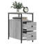 Bourkelands 30cm W Iron Bedside Table-2103529911-2126190057