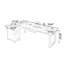 Bureau rectangulaire en L en bois massif-457791439-457791438