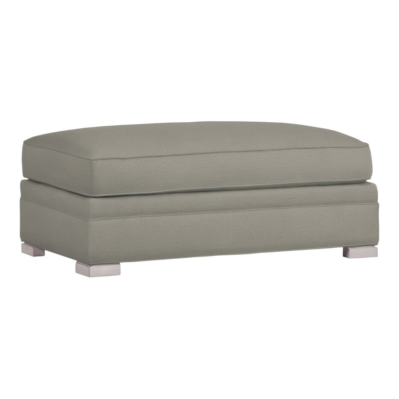 Repose-pieds et demi Nicholas, Gris colombe, Perigold Lirico Oyster