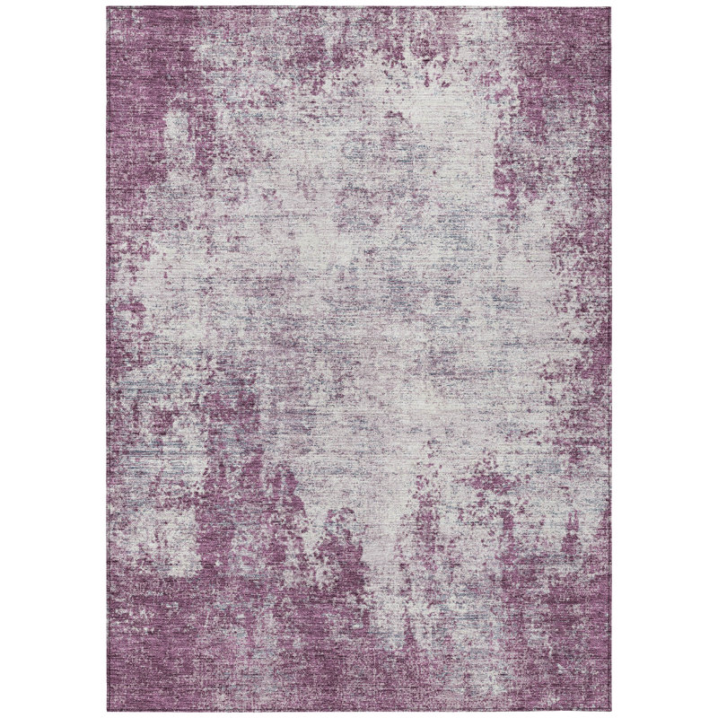 Aleighna Area Rug with Non-Slip Backing, Rectangle 1'8" x 2'6"