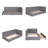 VARELON Durable Upholstered Storage Daybed Twin/Full Size with 2 Drawers - No Box Spring Needed-8498254-8498255