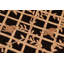 Tapis géométrique noir / beige en laine noué à la main 7 pi 10 po x 9 pi 6 po Baftije