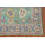 Tapis décoratif turquoise et vert Kazak
