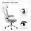 Chaise de travail en filet avec appui-tête