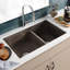 Farmhouse 33" L x 21" W Double Basin Farmhouse/Apron Kitchen Sink-113449361
