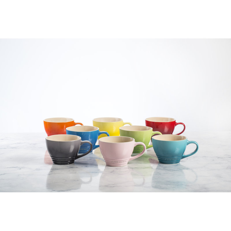 Stoneware Bistro Cappuccino Mug, Caribbean
