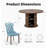 5 Pieces Round Dining Table Sets For 4-6 People-1398261305