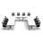 Rectangle 12 Person Flip Top 72'' L Modular Training Table and Chair Set with Casters and Modesty Panel and Cable Management