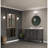Merry Brushed Nickel 2-Light Vanity Light with Etched Glass Shades-332905657