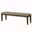 Transitionnel 1pc BANC seulement Espresso gris chaud Têtes de clou