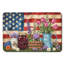 Tapis de bain à motif floral American Country, 36 x 24