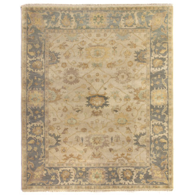 Antique Weave Oushak Wool Oriental Area Rug