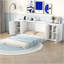 Lit escamotable avec tablettes, armoires et ports USB-106847907-106847910