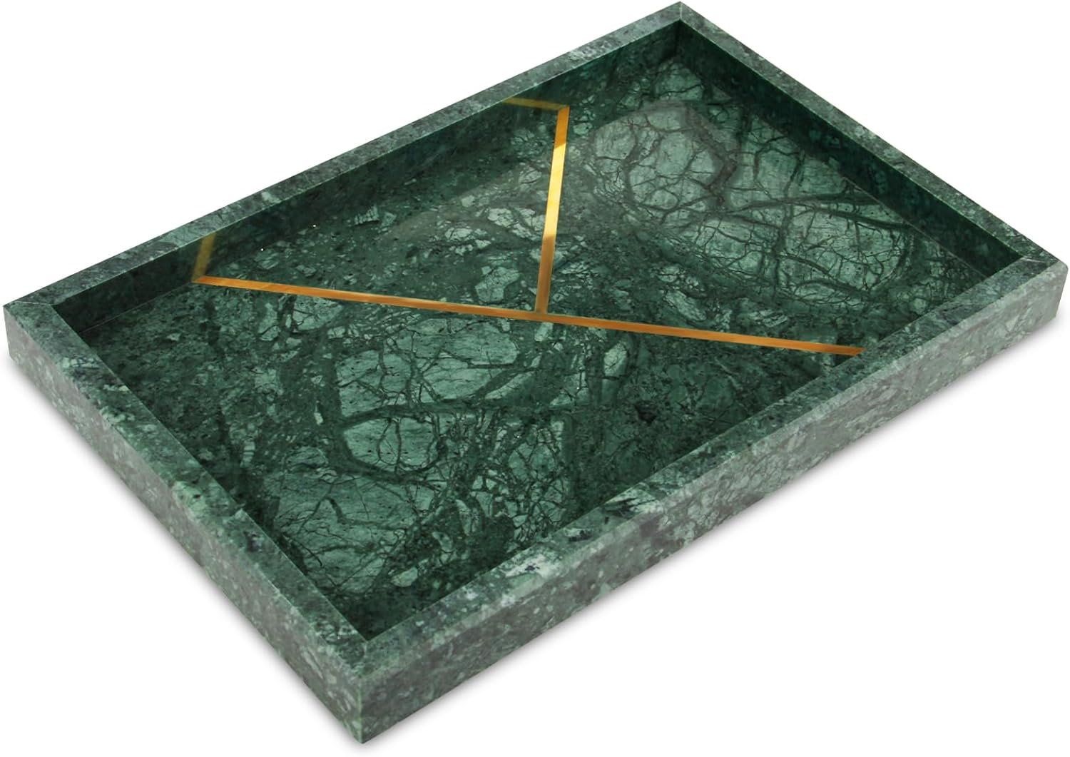 Orren Ellis Tray For Bathroom,100% Natural Marble Stone Vanity Tray For ...