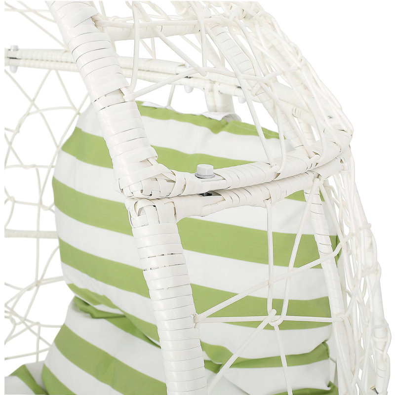 Fauteuil Gianni, Blanc / Vert