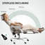 Fauteuil de bureau ergonomique, chaise d'ordinateur inclinable en filet, gris-1490307663