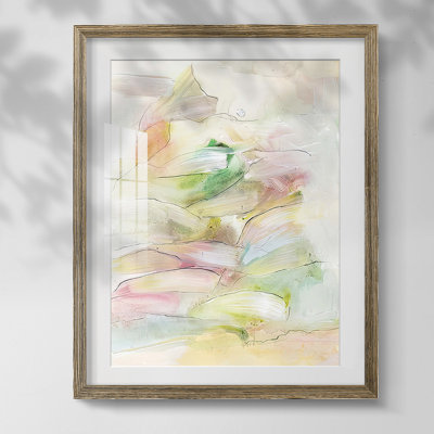 «Colorful Coalescence I», reproduction encadrée