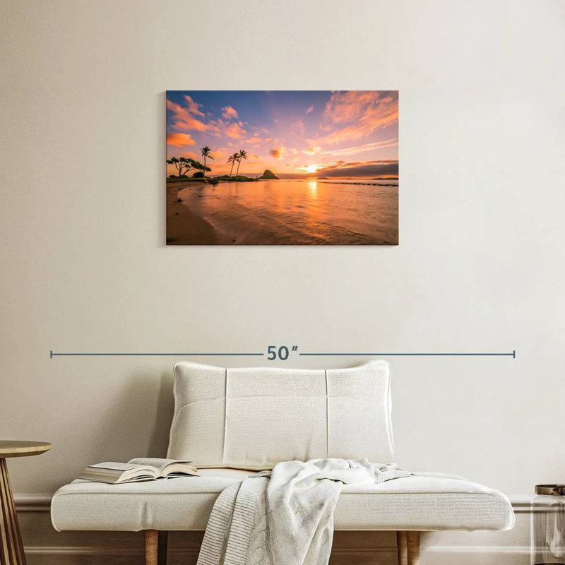 Coucher de soleil tropical Gillard Hawaii, H 20 po x l 30 po