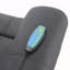 Fauteuil inclinable électrique en microfibre Domana