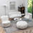 Stevie Upholstered Round Cocktail Ottoman-1183420428