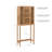 Ayden Solid Bamboo Wood Over-the-Toilet Storage