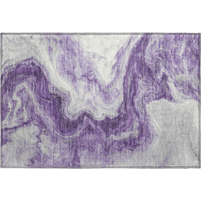 Premium Machine Washable Metinaro AMF1706 Abstract Rug