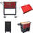 4 Drawer Metal Tool Cart With Adjustable Shelf And Wheels - Enormous Garage Storage Solution Drawers Broad Workshop Option