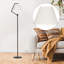 Lampe sur pied arquée avec télécommande et ampoule incluse