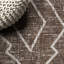 Tapis intérieur / extérieur brun / beige Mudd-1161520805
