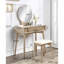 Coiffeuse et tabouret blanc moderne Modern