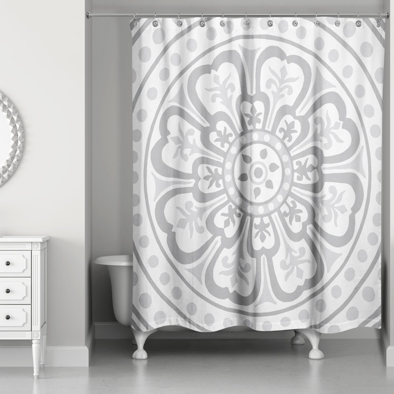 Rideau de douche Maloy, Gris
