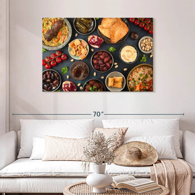 Ramadan Iftar Feast, 30" H x 45" W