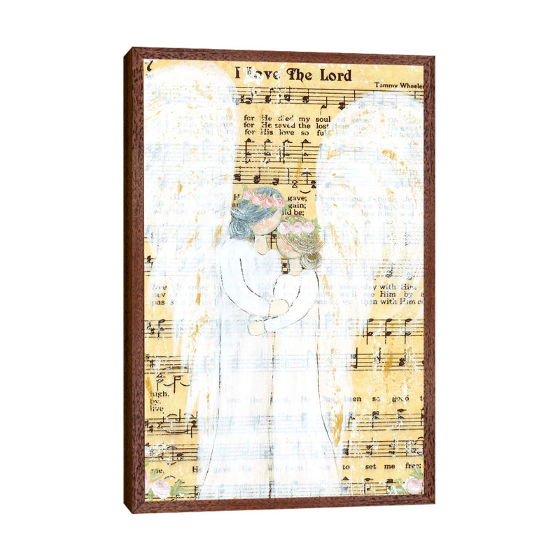 A Mother's Love by Ashley Bradley - Print on Canvas, Classic Brown Wood Framed, 101.6 cm H x 66.04 cm W