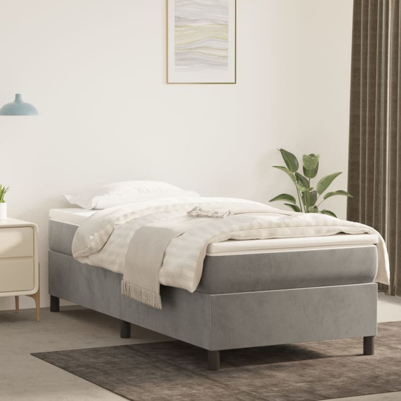 Kallstrom Solid Wood Bed, Grey, Super King (6')