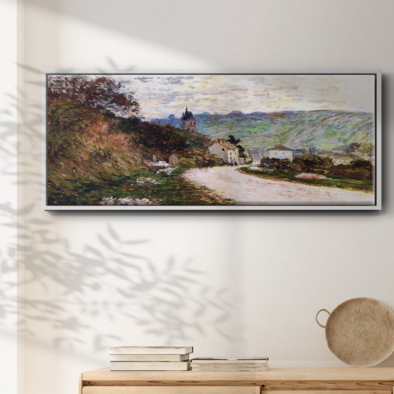 The Road at Vetheuil, 1878 - Toile encadrée