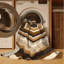 Machine Washable Space Beige Area Rug-1015279772