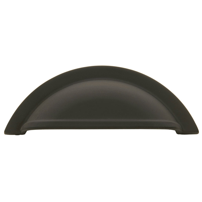 4" Center to Center Cup/Bin Pull, Oil rubbed bronze