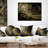 Abstract Metallic Fabric Pattern Lumbar Pillow