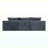Modern Modular Sectional Sofa Red-2081014593