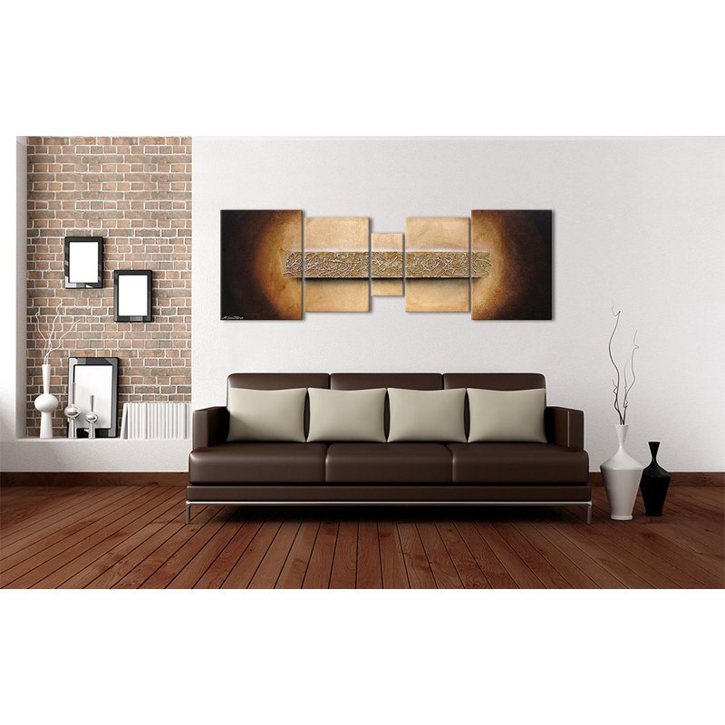 5 Piece No Frame Painting on Canvas