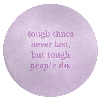 Quotes Chenille Indoor Rug