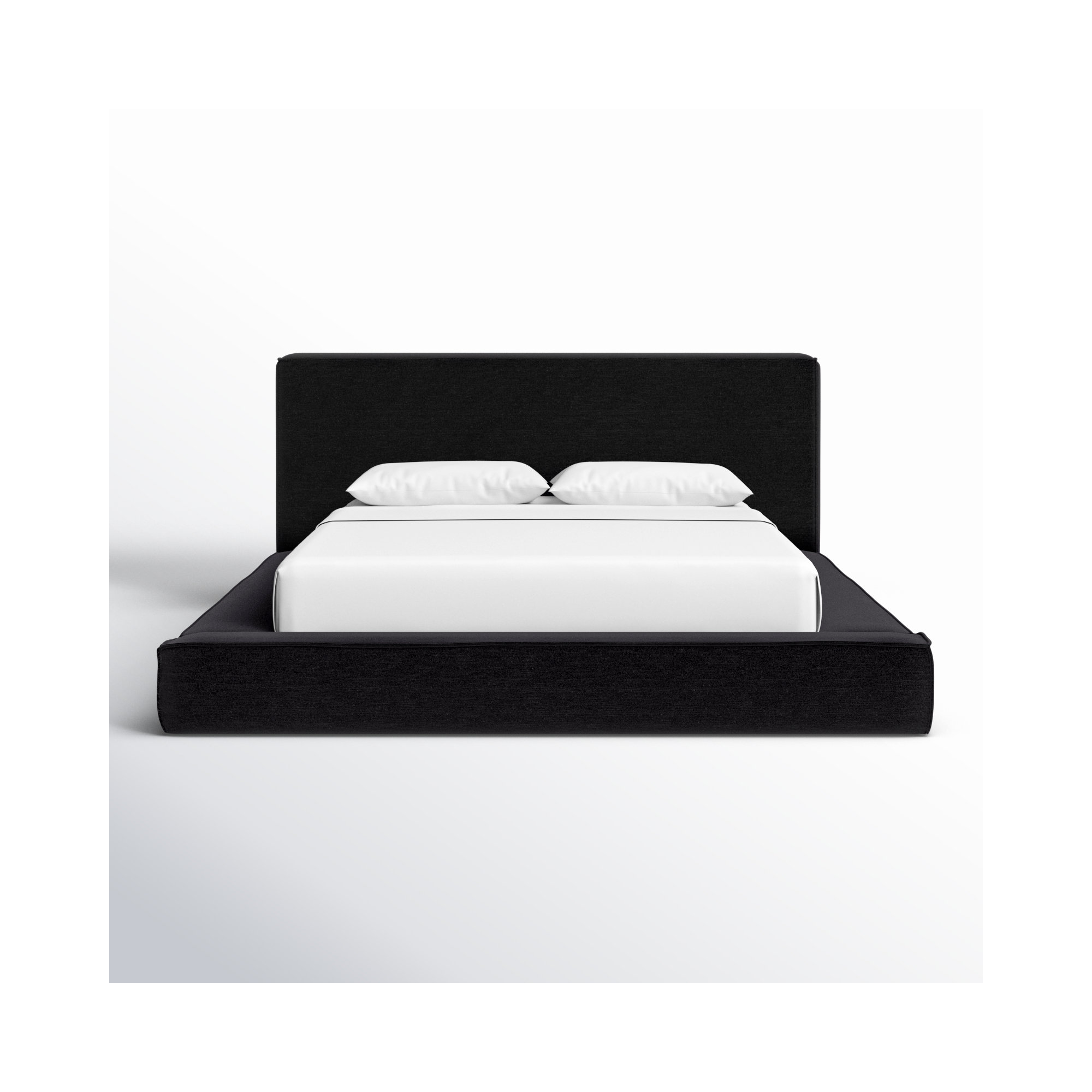 Olafur Linen Bed, Queen, Black