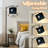 Arc Floor Lamp with Adjustable Lampshade Soccer Ball Striking Goal Net Dark Dramatic Stadium Style Sports Standing Lamp 3 Color Temperatures Dimmable Tall Pole Lamp with Foot Switch for Bedroom