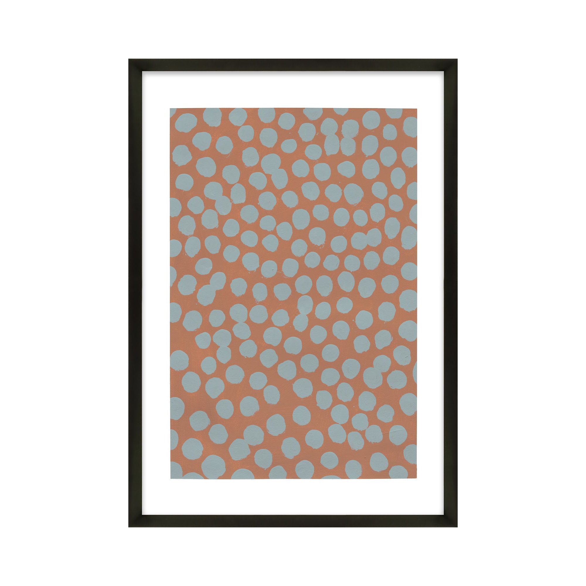 Terra Cotta by Michela Sorrentino, Black, 38" H x 26.5" W x 1.25" D