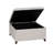 Gotelind Natural Square Storage Ottoman